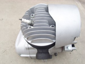 Opieskovaný motor skúter ČZ175502 po kompletnej GO